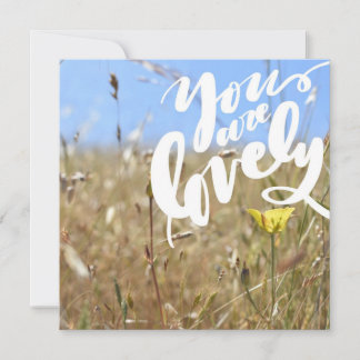 Eres Una Tarjeta Encantadora