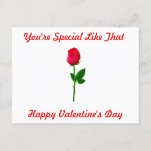 Eres una tarjeta especial de San Valentín