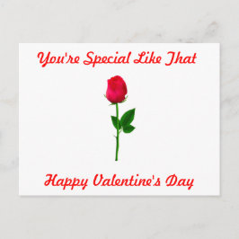 Eres una tarjeta especial de San Valentín