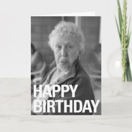 ERES una vieja tarjeta de cumpleaños