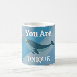 Eres Único & Increíble Taza de Café con Tipografía