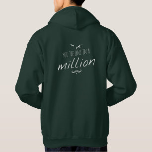 Eres uno de un millón de frases de amor sudadera