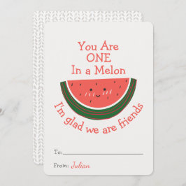 Eres uno en un aula Día de San Valentín de Melon
