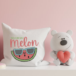 Eres uno en un Cojín decorativo de melón