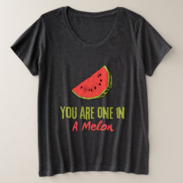 Eres Uno En Una Fruta De Melón De Melón