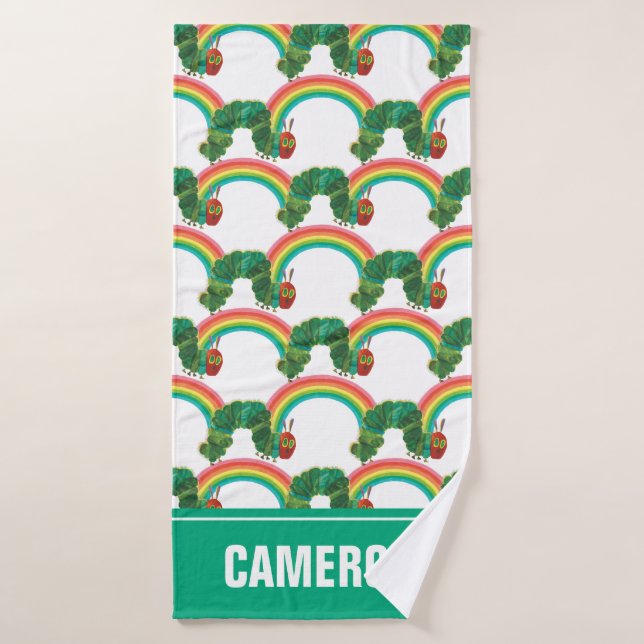 Eric Carle | Patrón de oruga muy hambrienta (Toalla de baño)