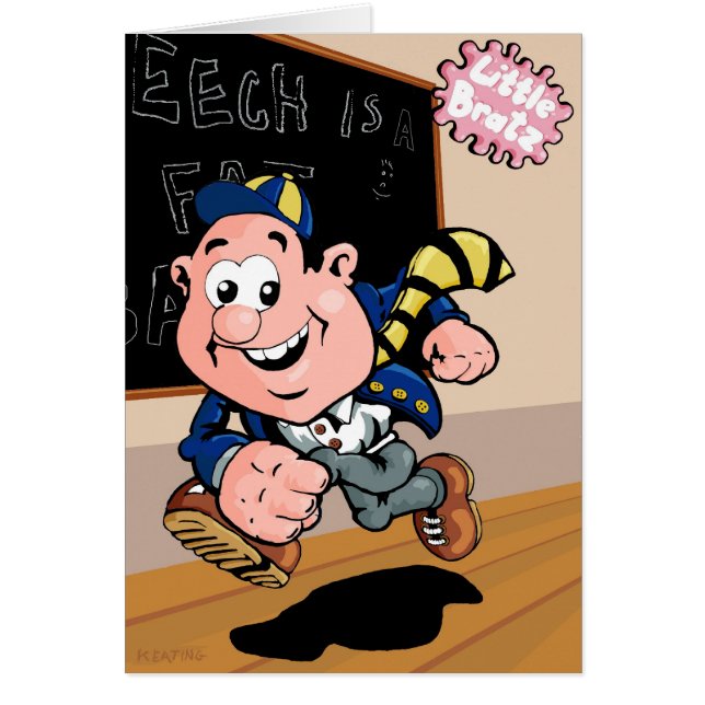"Eric en tarjeta de la escuela" (Frente)