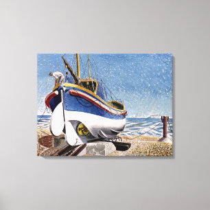 Eric Ravilious - Lifeboat en Adelburgh, arte fino