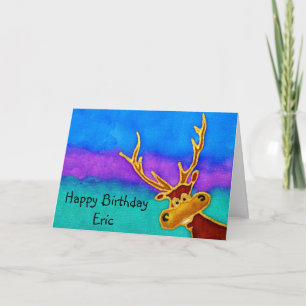Eric, tarjeta de presentación tonta de cumpleaños