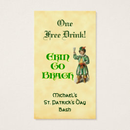 Erin Go Braugh Personalizado St Patricks Día de Be
