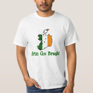 "Erin va camiseta irlandesa de la bandera de