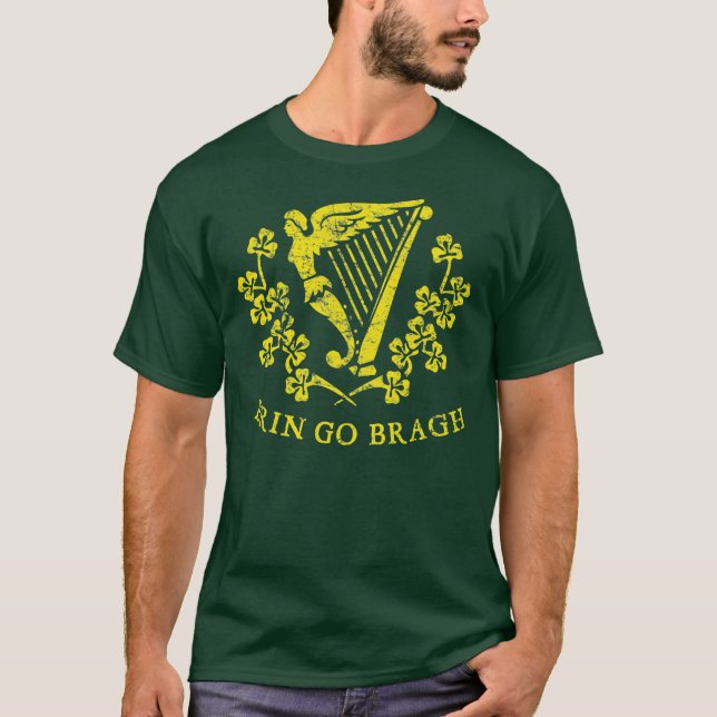 Erin va las camisetas de la arpa de Bragh (Anverso)