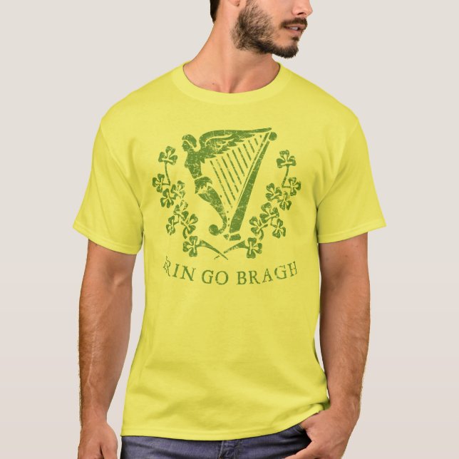 Erin va las camisetas de la arpa de Bragh (Anverso)