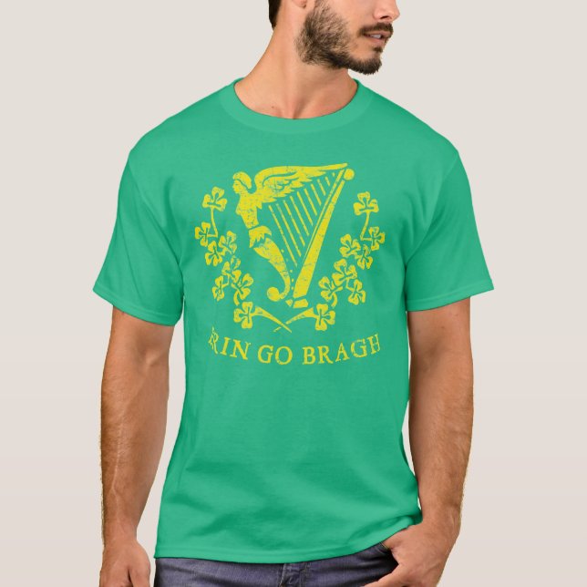 Erin va las camisetas de la arpa de Bragh (Anverso)