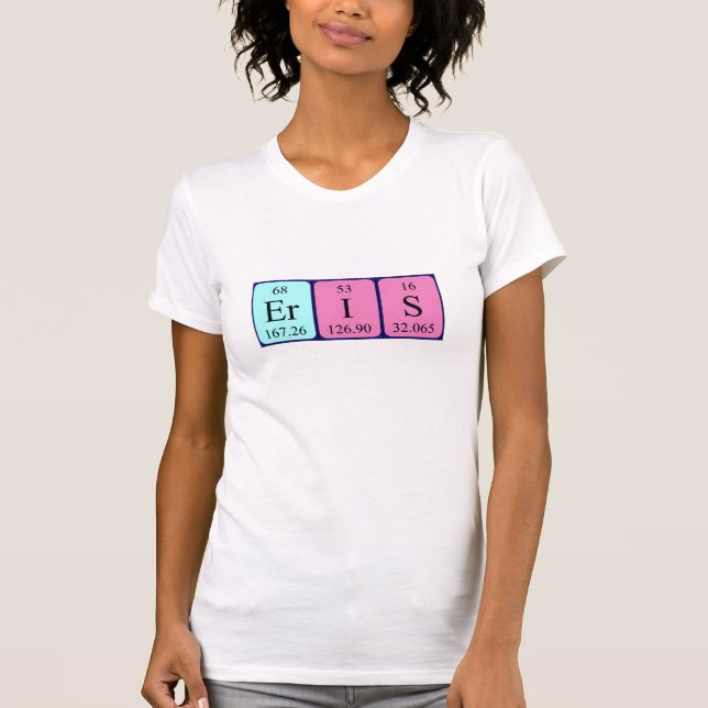 Eris camisa de nombre de tabla periódica (Anverso)