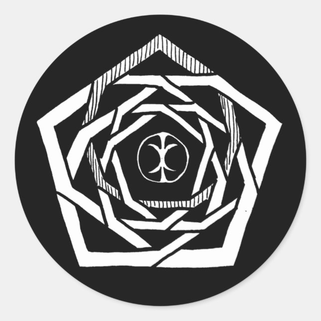 Erisian Mandala Pegatinas inversos (Anverso)
