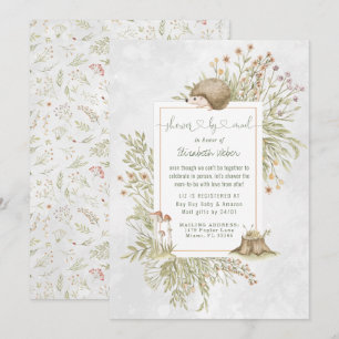 Erizo del Bosque   Baby Shower por Correo