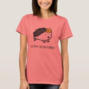 ¡ERIZO DEL HIPPY! camiseta del  