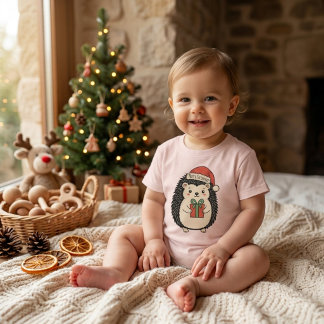 Erizo Lindo Feliz Navidad