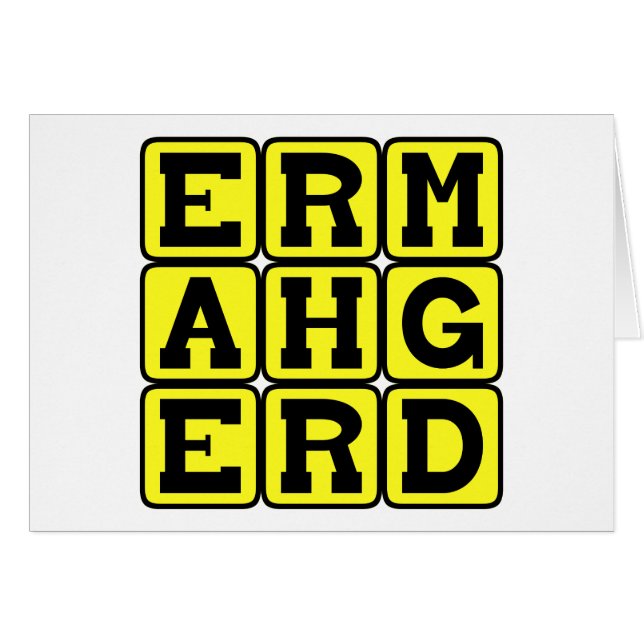 Ermahgerd, meme de Internet (Anverso (Horizontal))
