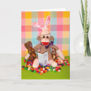 Ernie la tarjeta de pascua de los conejitos de