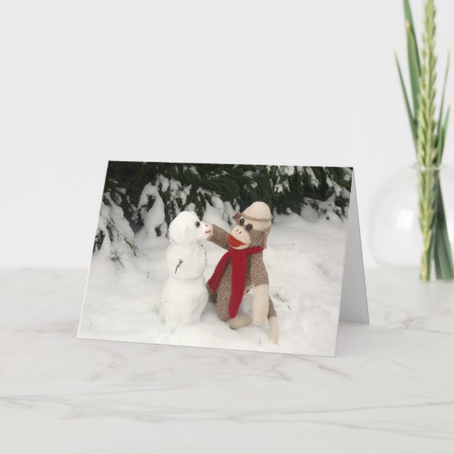 Ernie la tarjeta del día de fiesta del muñeco de (Anverso)