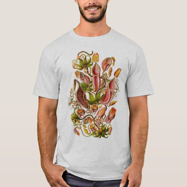 Ernst Haeckel - camiseta del Nepenthaceae - (Anverso)