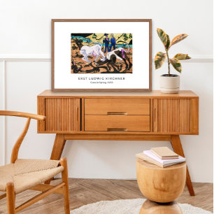 Ernst L. Kirchner - Paisaje colorido y arte modern