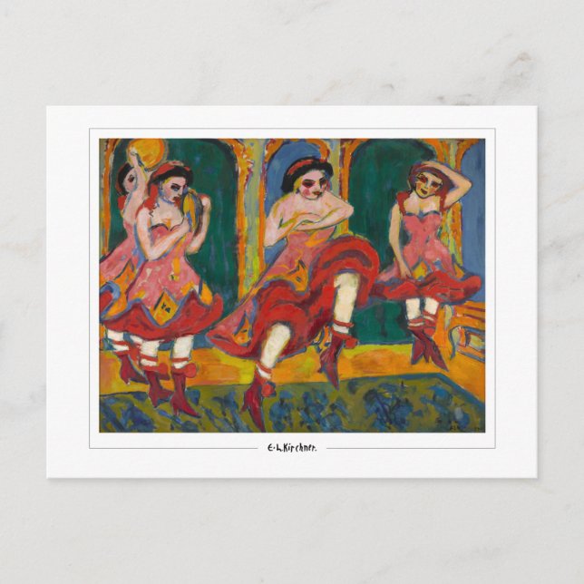 Ernst Ludwig Kirchner #16 - Postales Bellas Artes (Anverso)