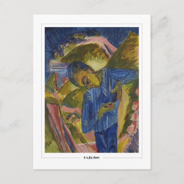 Ernst Ludwig Kirchner #282-2 - Postales Bellas Art (Anverso)