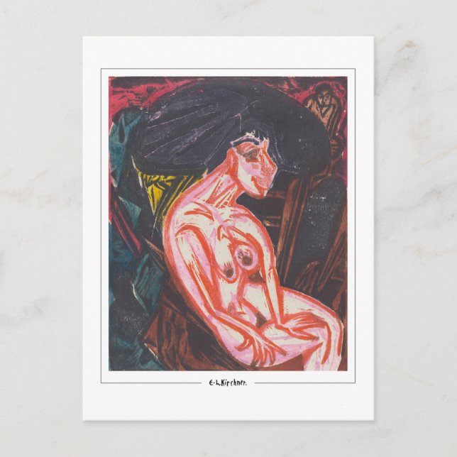 Ernst Ludwig Kirchner #317 - Postales Bellas Artes (Anverso)