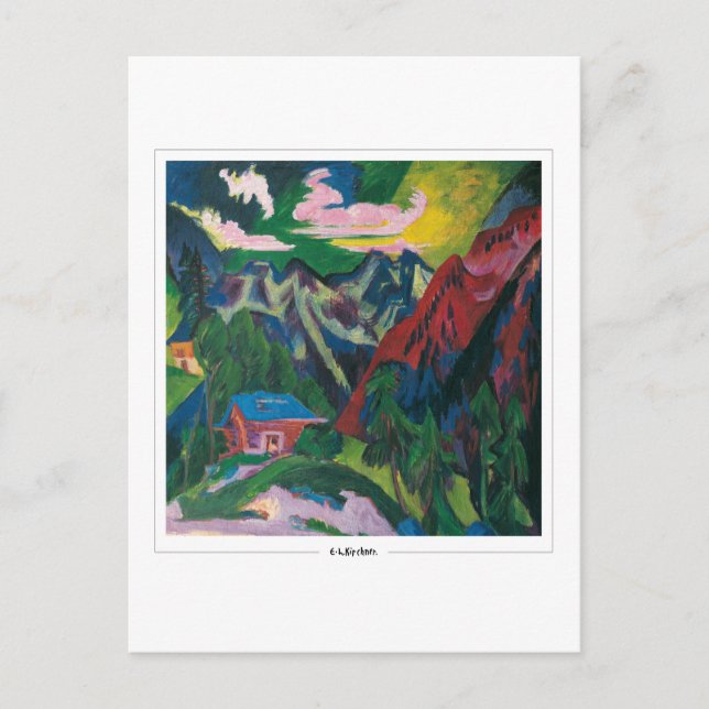 Ernst Ludwig Kirchner #318-2 - Postales Bellas Art (Anverso)