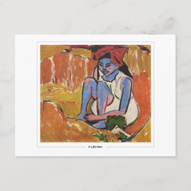 Ernst Ludwig Kirchner #32 - Tarjeta postal de arte (Anverso)