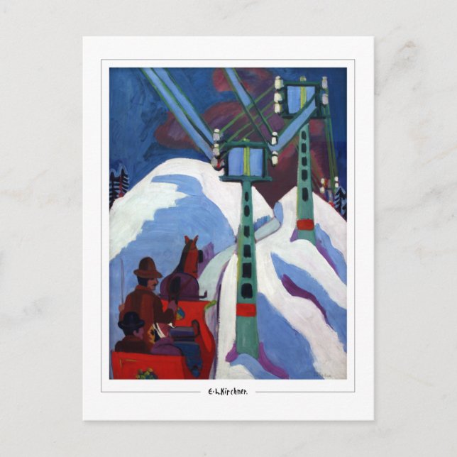 Ernst Ludwig Kirchner #352-2 - Postales Bellas Art (Anverso)