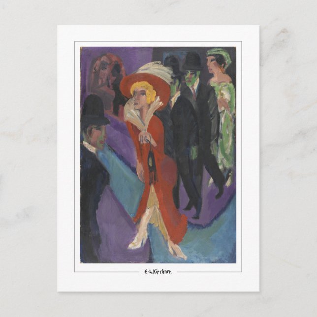 Ernst Ludwig Kirchner #370 - Postales Bellas Artes (Anverso)
