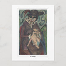 Ernst Ludwig Kirchner #3-2 - Tarjeta postal de art