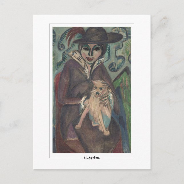 Ernst Ludwig Kirchner #3-2 - Tarjeta postal de art (Anverso)