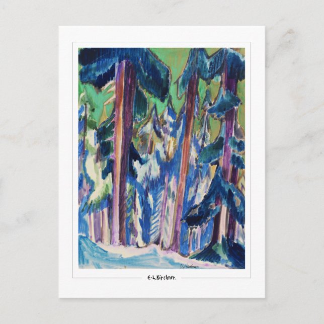 Ernst Ludwig Kirchner #426-2 - Postales Bellas Art (Anverso)