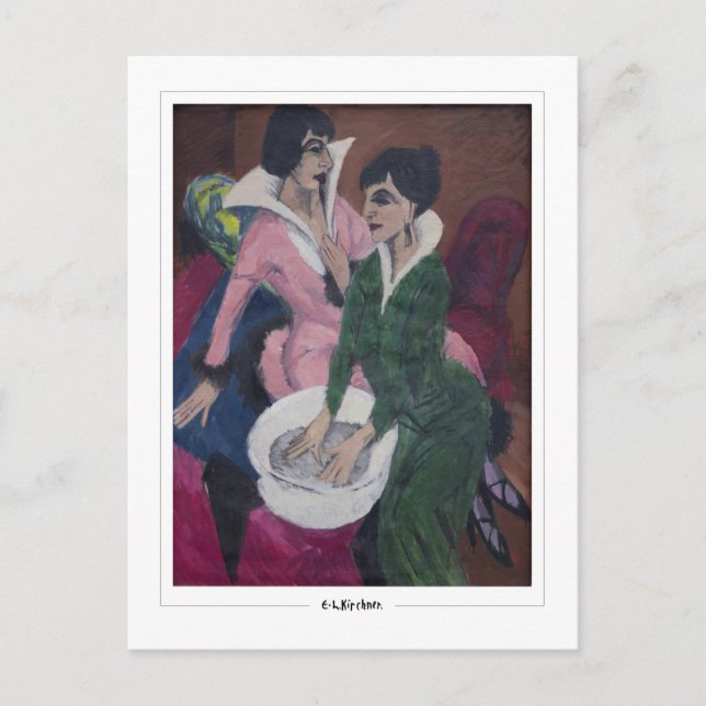 Ernst Ludwig Kirchner #431-2 - Postales Bellas Art (Anverso)