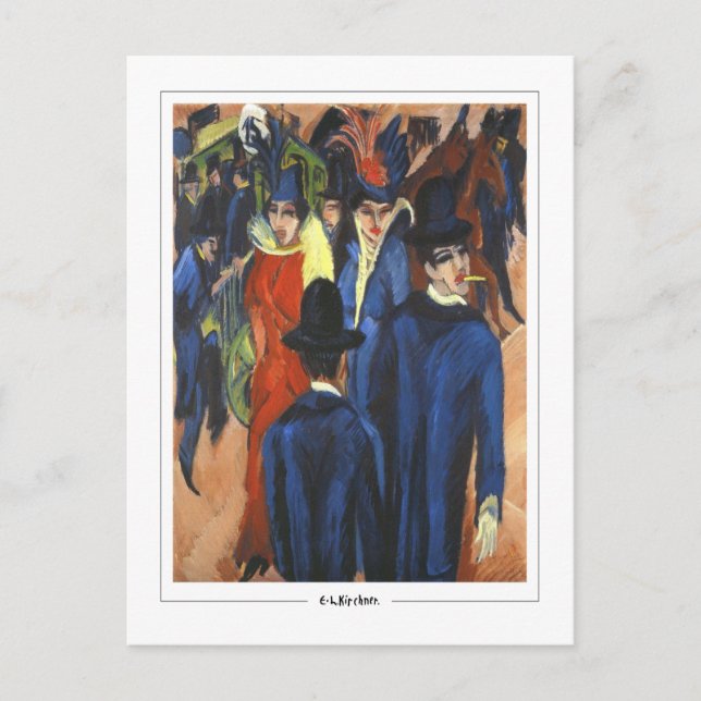 Ernst Ludwig Kirchner #436-2 - Postales Bellas Art (Anverso)