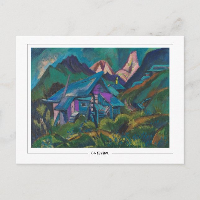 Ernst Ludwig Kirchner #436 - Postales Bellas Artes (Anverso)