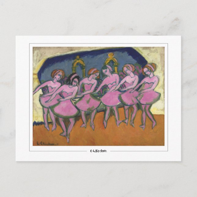 Ernst Ludwig Kirchner #477 - Postales Bellas Artes (Anverso)