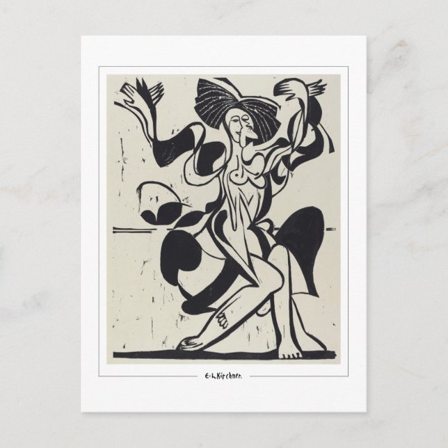 Ernst Ludwig Kirchner #478-2 - Postales Bellas Art (Anverso)