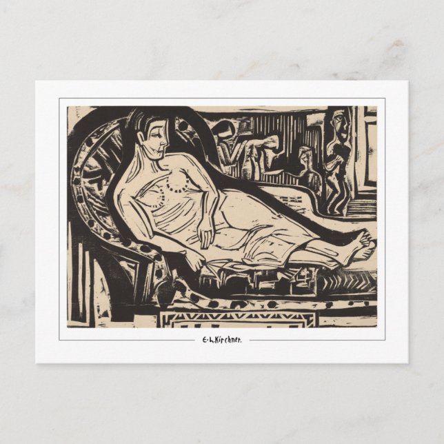 Ernst Ludwig Kirchner #481 - Postales Bellas Artes (Anverso)