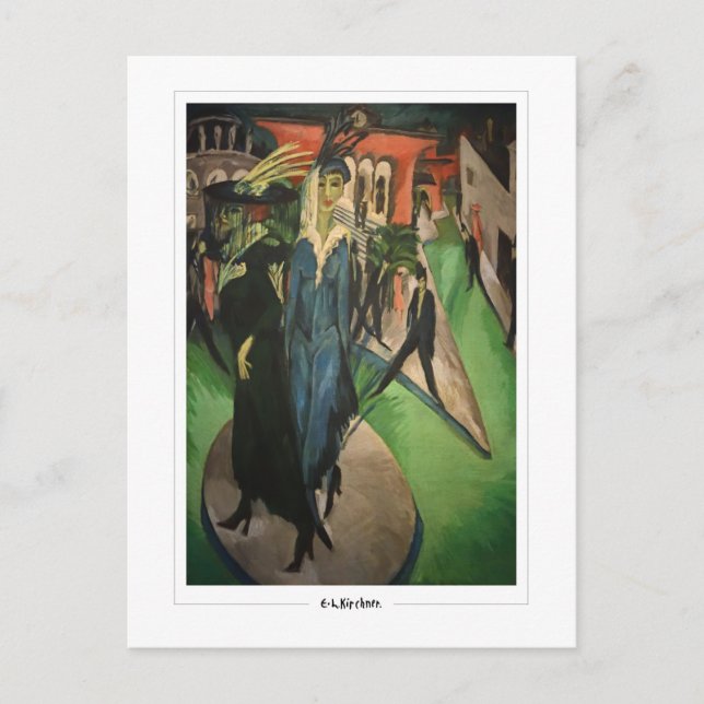 Ernst Ludwig Kirchner #486-2 - Postales Bellas Art (Anverso)