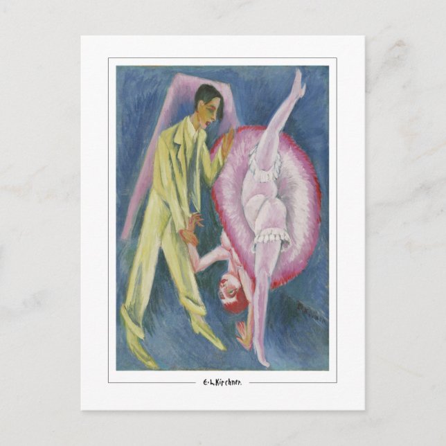 Ernst Ludwig Kirchner #500-2 - Postales Bellas Art (Anverso)