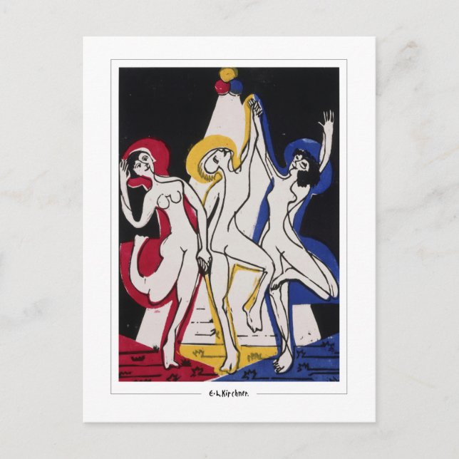 Ernst Ludwig Kirchner #590 - Tarjeta postal de art (Anverso)