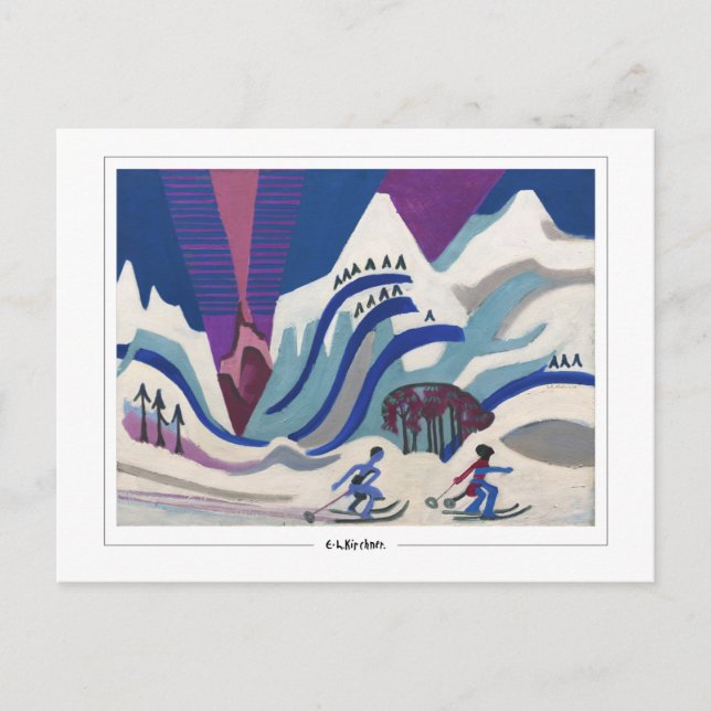 Ernst Ludwig Kirchner #612 - Postales Bellas Artes (Anverso)