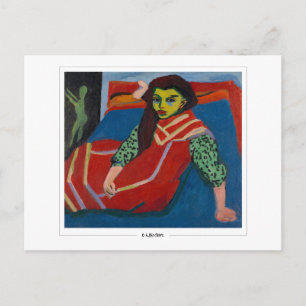 Ernst Ludwig Kirchner #7 - Tarjeta postal de arte