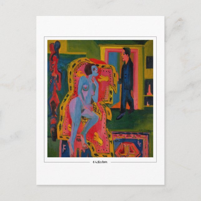 Ernst Ludwig Kirchner #8-2 - Tarjeta postal de art (Anverso)